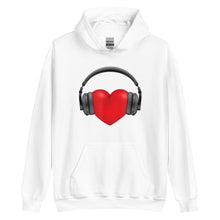 Load image into Gallery viewer, Heart Music Unisex Hoodie