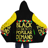 Black Due To Popular Demand Microfleece Cloak