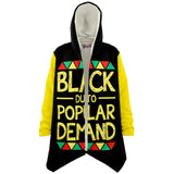 Black Due To Popular Demand Microfleece Cloak