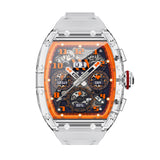 Luxury Skeleton Skull Watch Men’s Automatic Mechanical Wristwatch
