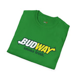 Budway Smoke Fresh Funny Weed T Shirt, Cannabis Graphic Tee, 420 Stoner Shirt