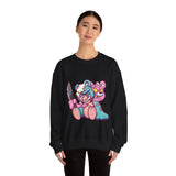 Two Headed Knife Teddy Bear Sweatshirt