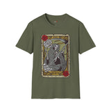 XIII Death Grim Reaper Tarot Card T Shirt, Mystic Graphic Tee, Spiritual Shirt