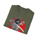 Afro Samurai Queen Japanese Samurai T Shirt, Asian Graphic Tee, Bushido Warrior Shirt
