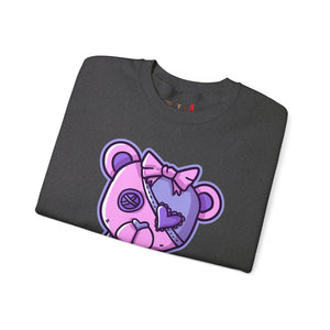 Button Eye Teddy Bear Sweatshirt