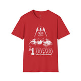 Number 1 Dad in the Galaxy Retro Space T Shirt, Vintage Sci Fi Graphic Tee, Galaxy Shirt