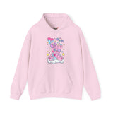 Doughnut Heart Teddy Bear Hoodie