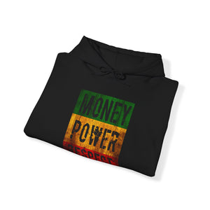 Money Power Respect Heavy Blend Unisex Hoodie