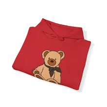 Load image into Gallery viewer, Brown Scarf Teddy Bear Hoodie
