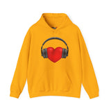 Heart Music Heavy Blend Unisex Hoodie