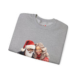 Black Santa 14 Unisex Heavy Blend™ Crewneck Sweatshirt