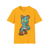 Dirty Evil Teddy Bear Unisex Softstyle T-Shirt