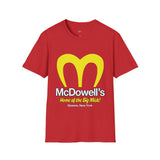 McDowell's Funny T Shirt Relatable Meme Tee Sarcastic Humor Graphic Shirt