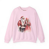 Black Santa 15 Unisex Heavy Blend™ Crewneck Sweatshirt