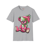 Bandaid Eye Teddy Bear Unisex Softstyle T-Shirt