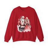 Black Santa 15 Unisex Heavy Blend™ Crewneck Sweatshirt