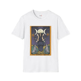 XVIII The Moon Goddess Hecate Tarot Card T Shirt, Mystic Graphic Tee, Spiritual Shirt