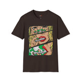 Roll Lick Smoke Funny Weed T Shirt, Cannabis Graphic Tee, 420 Stoner Shirt