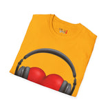 Heart Music Unisex Softstyle T-Shirt