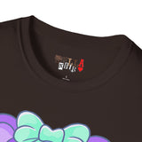 Purple Heart Eye Teddy Bear T-shirt