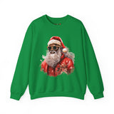 Black Santa 2 Unisex Heavy Blend™ Crewneck Sweatshirt