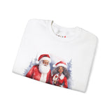 Black Santa 19 Unisex Heavy Blend™ Crewneck Sweatshirt