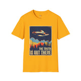 The Truth Is Out There Vintage Alien T Shirt, Retro UFO Graphic Tee, Space Streetwear Shirt