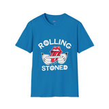 Rolling Stoned Funny Weed T Shirt, Cannabis Graphic Tee, 420 Stoner Shirt