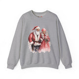 Black Santa 15 Unisex Heavy Blend™ Crewneck Sweatshirt