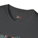 Dueling Samurai Warriors Japanese Samurai T Shirt, Asian Graphic Tee, Bushido Warrior Shirt
