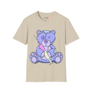 Purple Syringe Teddy Bear T-shirt