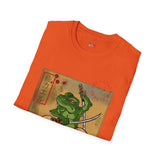 Samurai Toad Warrior Japanese Samurai T Shirt, Asian Graphic Tee, Bushido Warrior Shirt