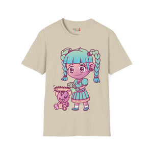 Little Girl Chainsaw Unisex Softstyle T-Shirt