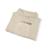 Melanin Queen Nutrition Facts Magic Heavy Blend Unisex Hoodie