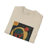 77 Bounty Hunter Blaster Retro Space T Shirt, Vintage Sci Fi Graphic Tee, Galaxy Shirt