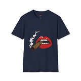 Smoking The Blunt Funny Weed T Shirt, Cannabis Graphic Tee, 420 Stoner Shirt