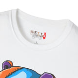 Tired Colorful Bear Unisex Softstyle T-Shirt