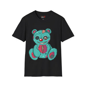 Button Eye Bear Unisex Softstyle T-Shirt