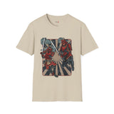 Dueling Samurai Warriors Japanese Samurai T Shirt, Asian Graphic Tee, Bushido Warrior Shirt