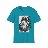 Warrior Fem Japanese Samurai T Shirt, Asian Graphic Tee, Bushido Warrior Shirt