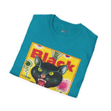 Black Cat Firecrackers Funny T Shirt Relatable Meme Tee Sarcastic Humor Graphic Shirt