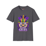 Mardi Gras Mask Unisex Softstyle T-Shirt