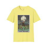 The Moon XVIII Tarot Card T Shirt, Mystic Graphic Tee, Spiritual Shirt