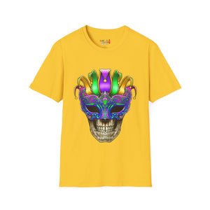 Skeleton Mask Unisex Softstyle T-Shirt