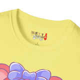 Orange Heart Eye Teddy Bear T-shirt