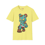 Dirty Evil Teddy Bear Unisex Softstyle T-Shirt