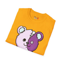 Load image into Gallery viewer, Purple Two Tone Teddy Bear T-shirt
