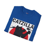 Catzilla Funny T Shirt Relatable Meme Tee Sarcastic Humor Graphic Shirt