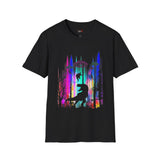 Dino Abduction Alien T Shirt for Men/Women, Funny UFO Shirt, Sci Fi Graphic Tee