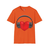 Heart Music Unisex Softstyle T-Shirt